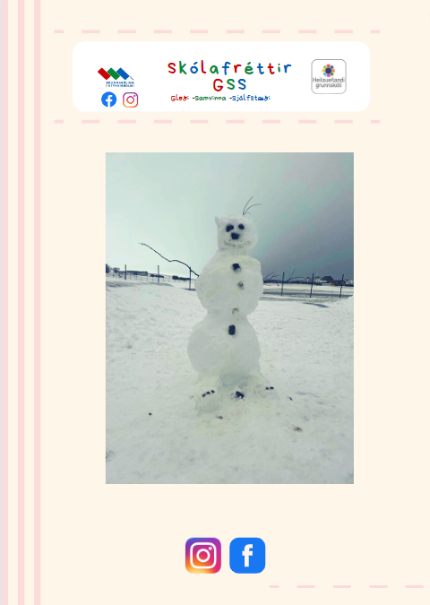 Skólafréttir vikuna 30. janúar - 3. febrúar 2023