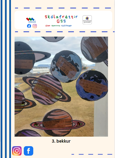 Skólafréttir vikuna 6. - 10. mars