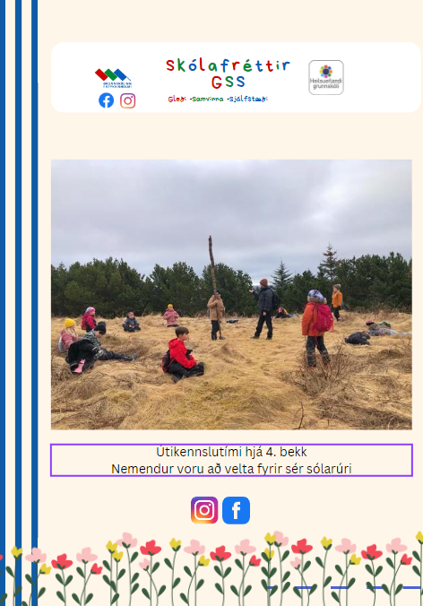 Skólafréttir vikuna 11. - 14. apríl