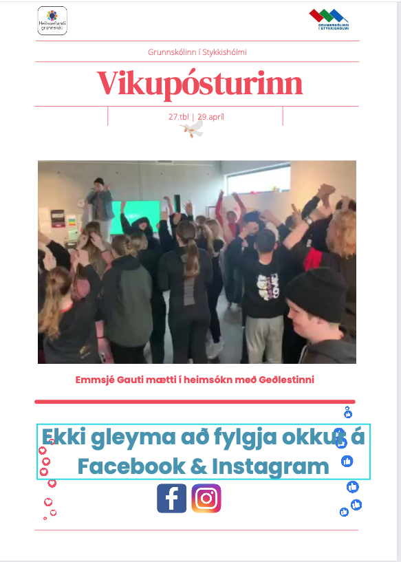 Vikupóstur stjórnenda