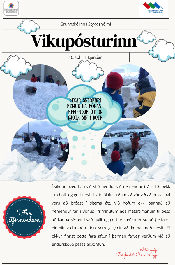 Vikupóstur stjórnenda þessa vikuna