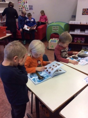 Leikskólabörn í heimsókn