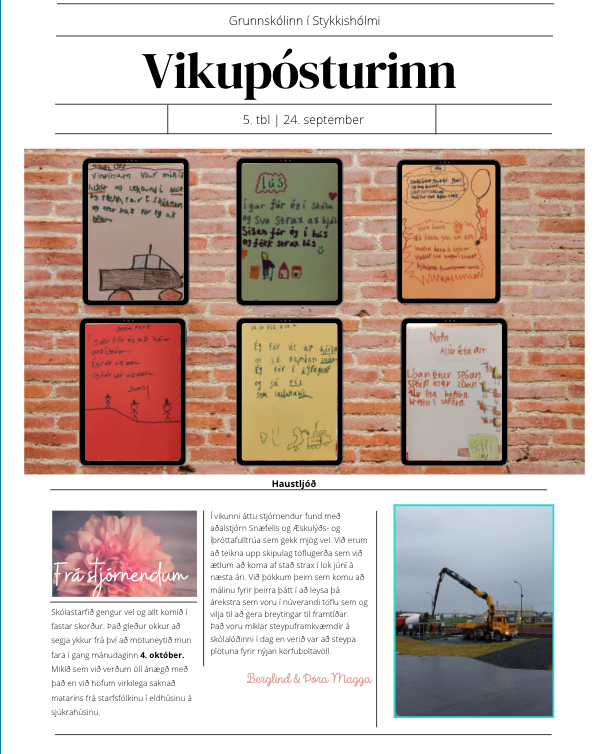 Vikupóstur stjórnenda