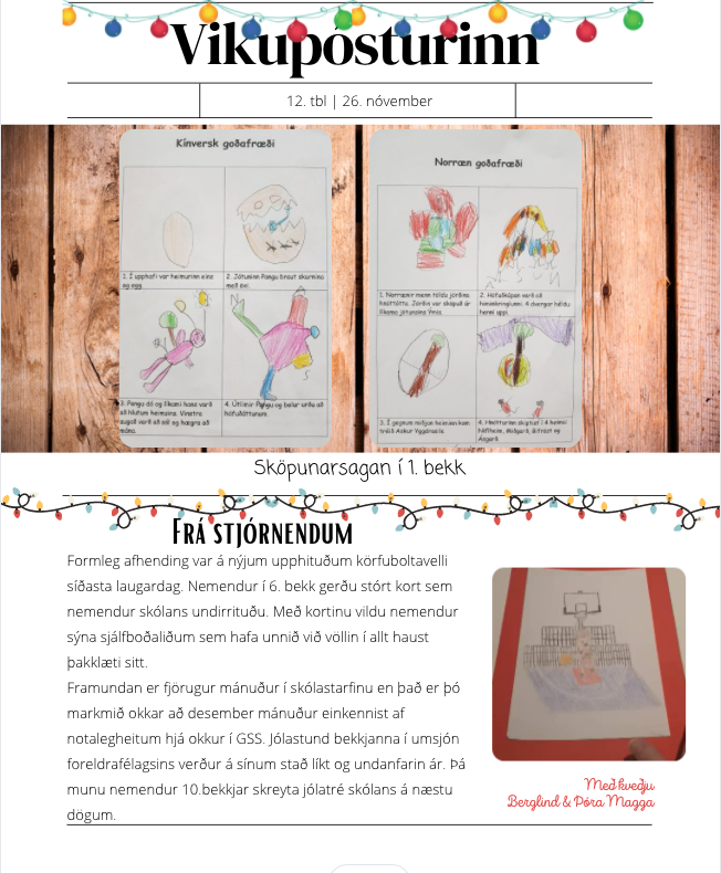 Vikupóstur stjórnenda