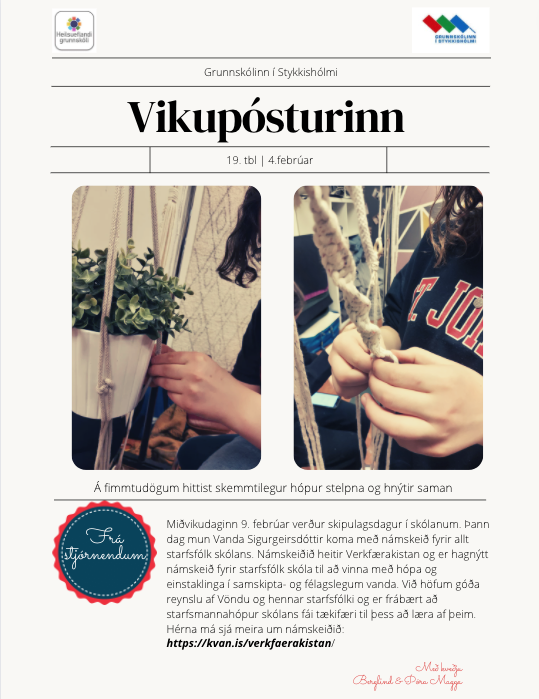 Vikupóstur stjórnenda