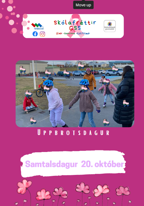 Skólafréttir vikuna 10. - 14. október 2022