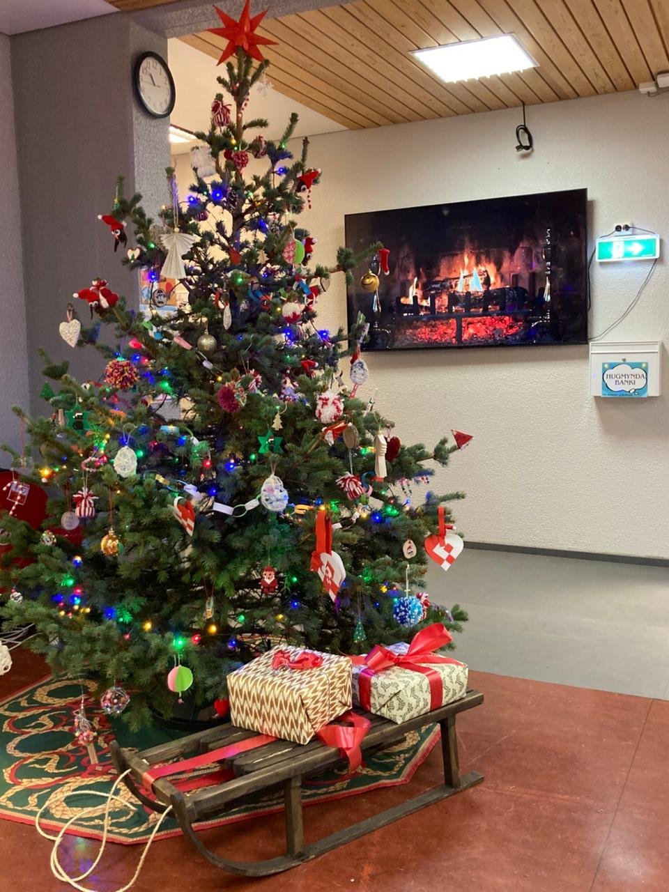 Glæsilegt jólatré