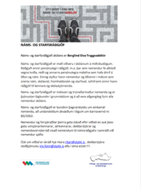 Tilkynninga frá náms- og starfsráðgjafa skólans