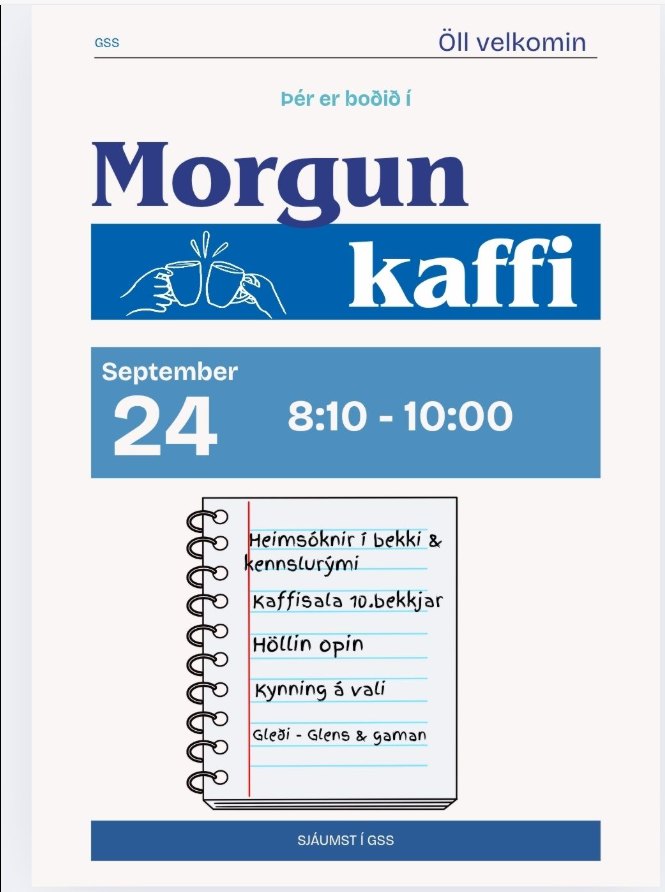 Morgunkaffi & Opið hús