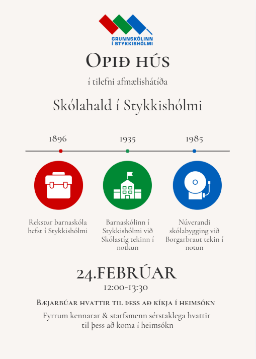 Afmælishátíð  - Opið hús