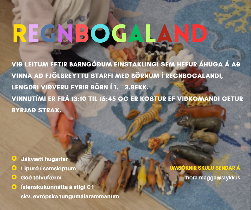 Regnbogaland leitar að starfsmanni