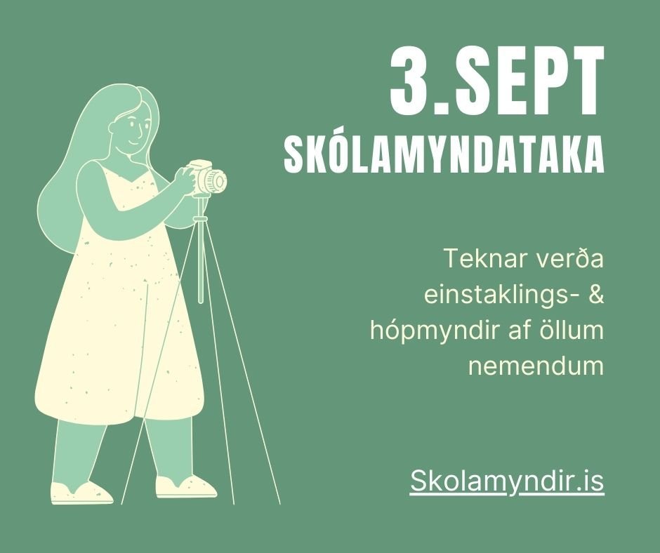 Skólamyndataka 3. september