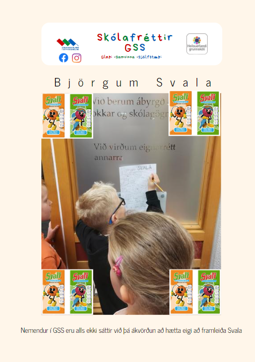 Skólafréttir vikuna 7. - 11. nóvember