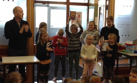 Ævar vísindamaður í heimsókn