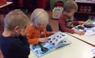 Leikskólabörn í heimsókn