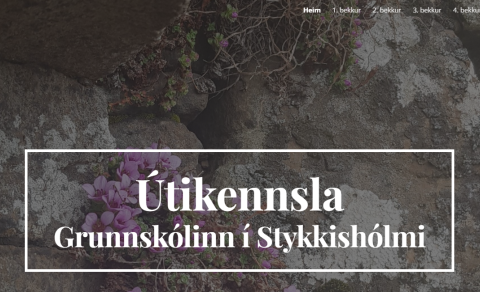 Heimasíða útikennslu komin í loftið