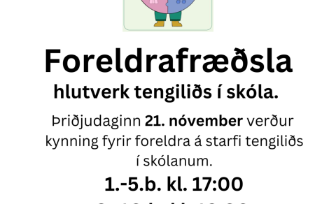 Farsæld barna - foreldrafræðsla